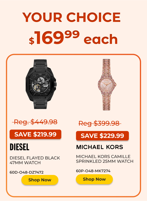 Watches $169.99