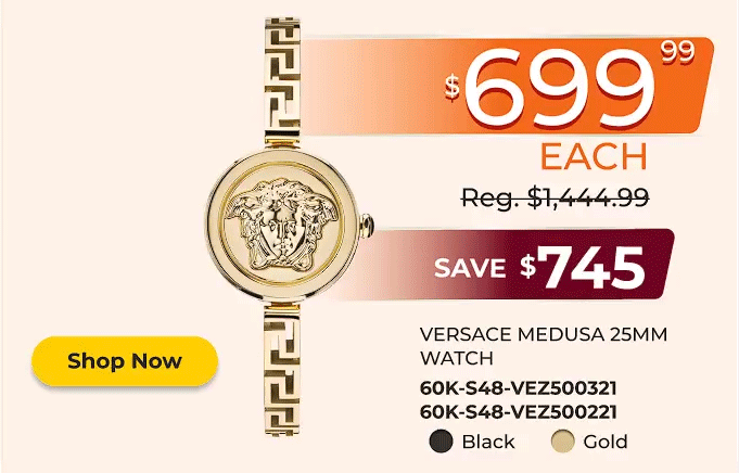 Versace Medusa 25MM Watch