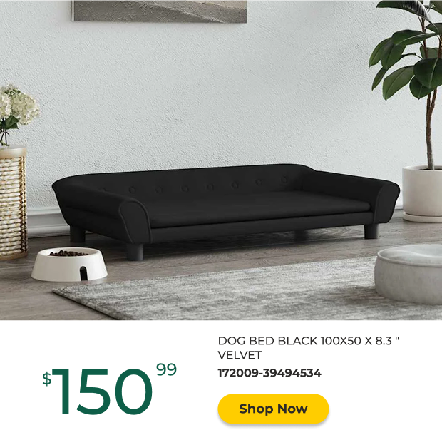 Dog Bed Black