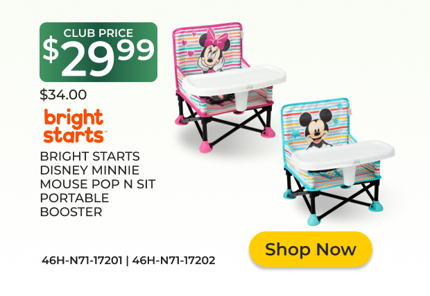 Bright Starts Disney Portable Booster