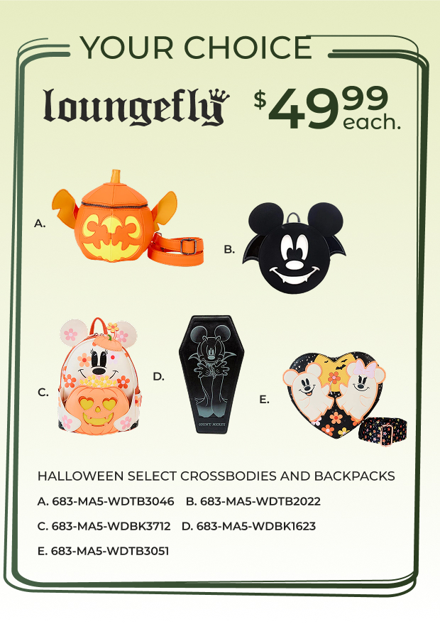 Loungefly Halloween Backpacks