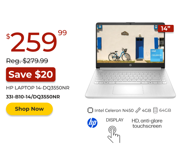 HP 14-inch Laptop