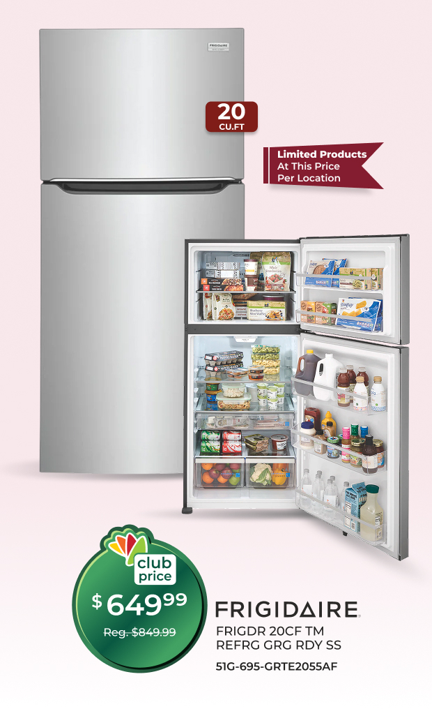 Frigidaire 20 CU.FT Refrigerator