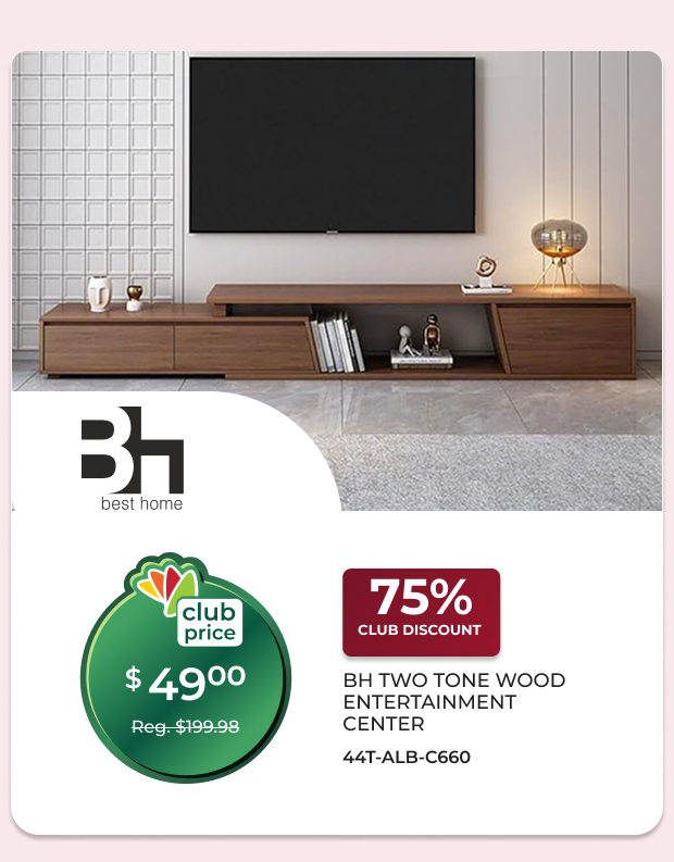 Best Home Tone Wood Entertainment Center