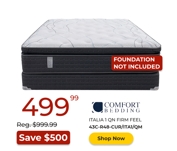 Comfort Bedding Italia 1 Queen Firm Mattress