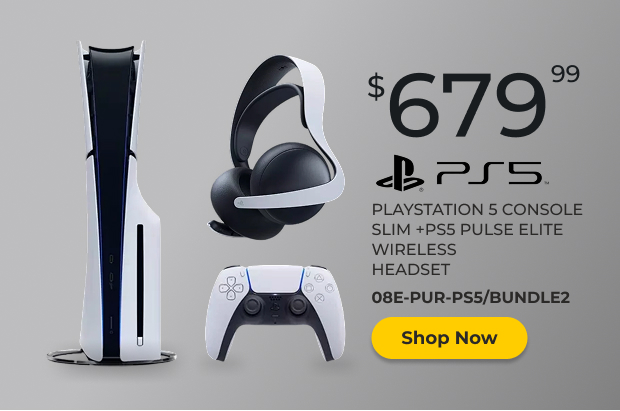 Playstation 5 Console Slim + Pulse Elite Headset Bundle
