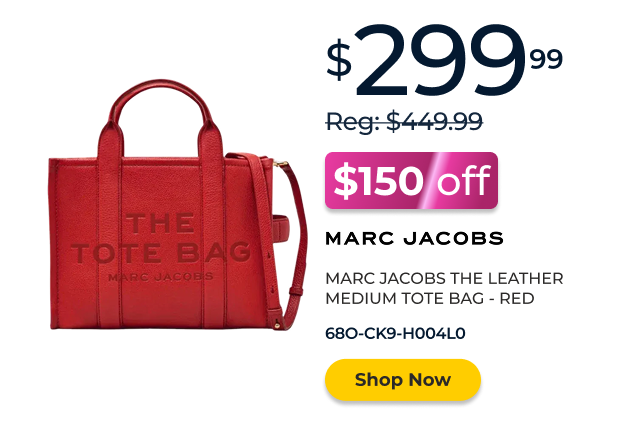 Marc Jacobs The Leather Medium Tote Bag