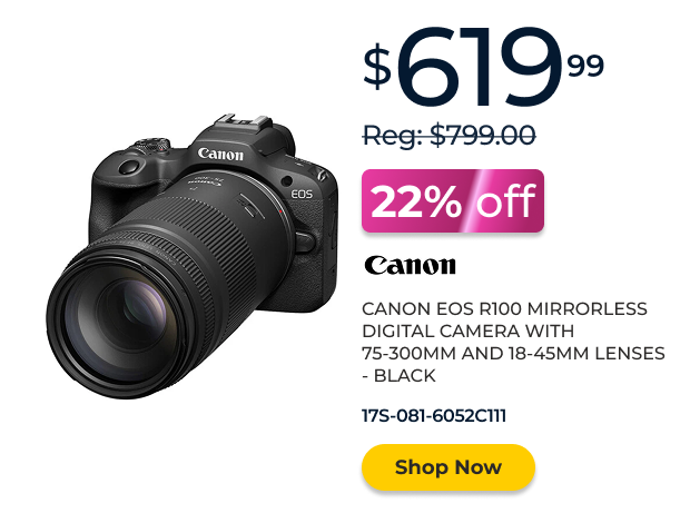 Canon EOS R100 Mirrorless Digital Camera