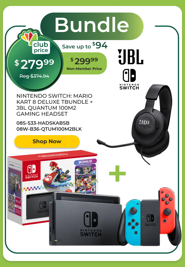 Nintendo Switch Mario Kart 8 Deluxe Bundle