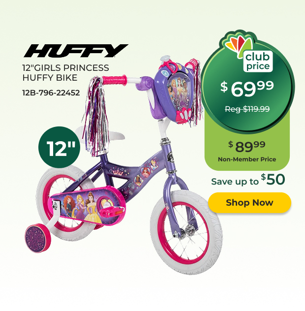 Huffy 12" Girls Princess Bike