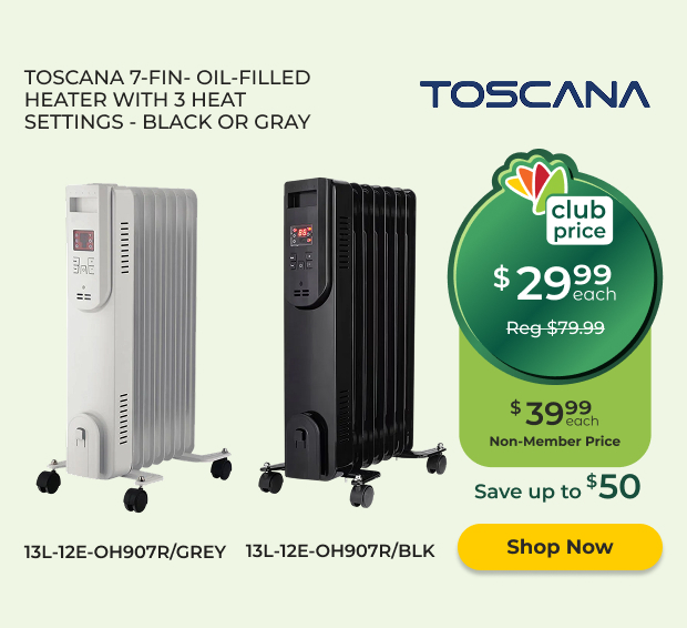 Toscana 7-fin-oil-filled Heater