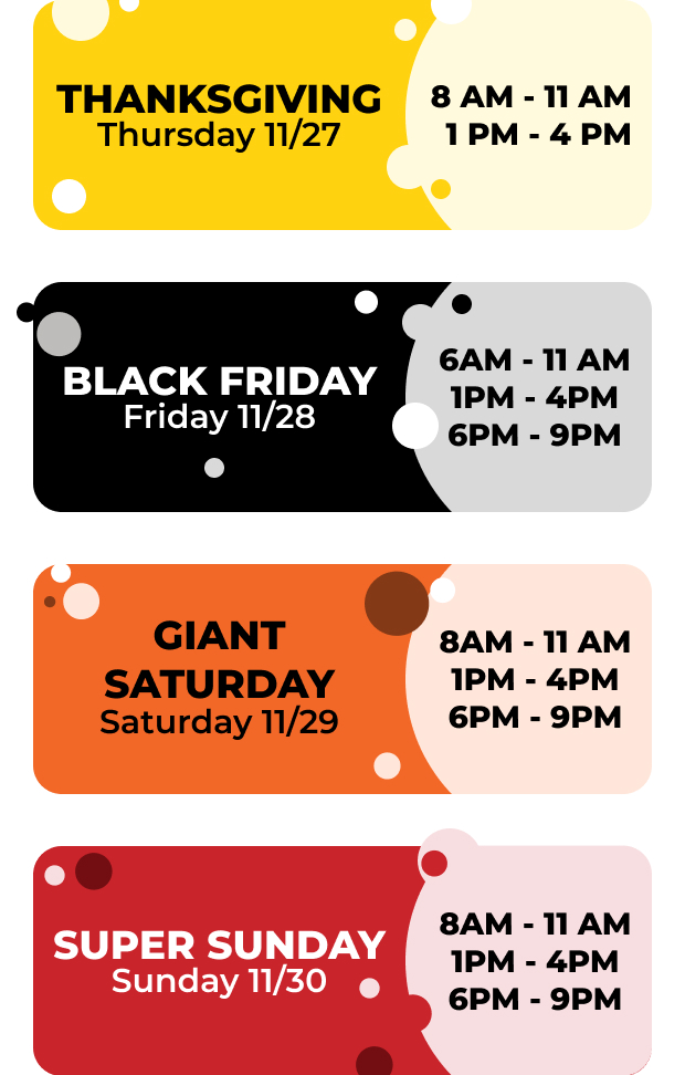 Doorbuster Hours
