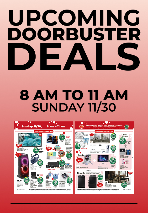 Upcoming Doorbusters