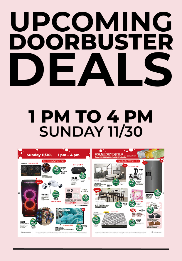 Upcoming Doorbusters