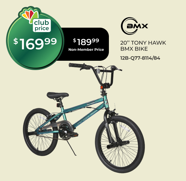 20-inch Tony Hawk BMX Blue