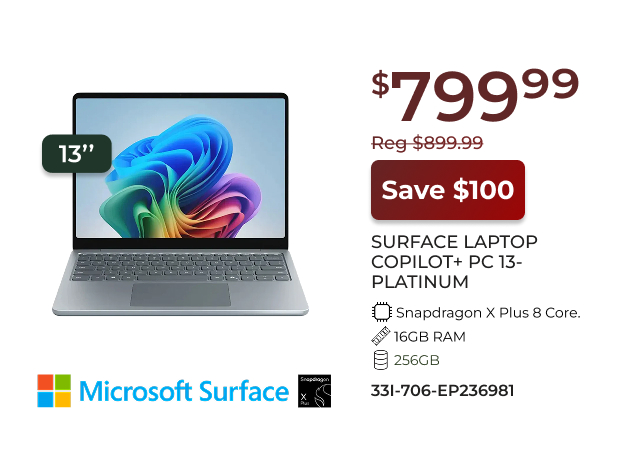 Surface Laptop Copilot+ PC 13-inch