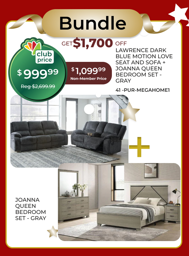 Lawrence Dark Set + Joanna Bedroom Set
