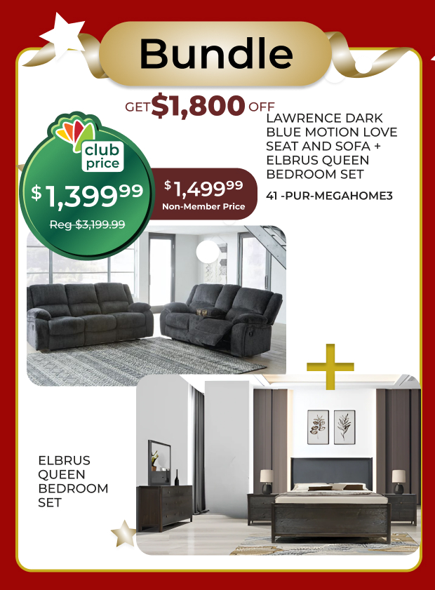 Lawrence Dark Set + Elbrus Bedroom Set