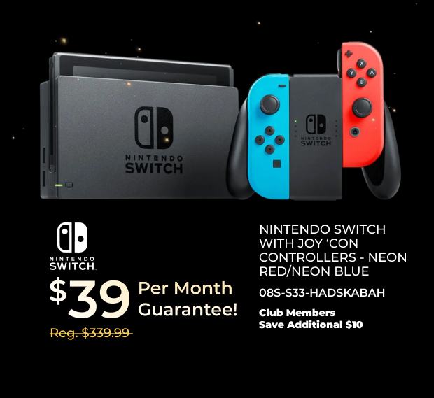 Nintendo Switch with Joy Controllers