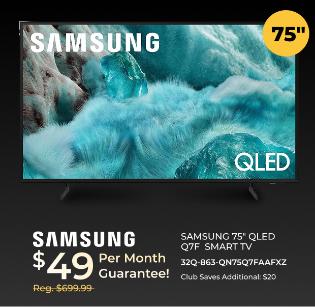 Samsung 75-inch QLED Smart TV