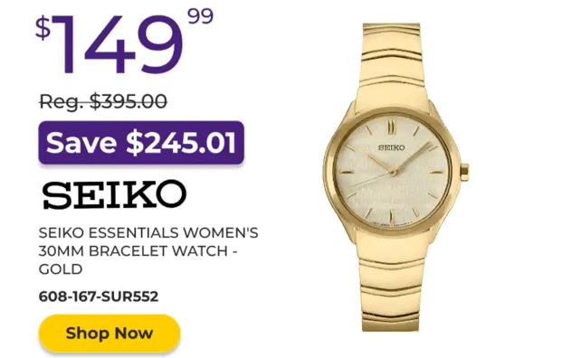 Seiko Essentials Women's Watch