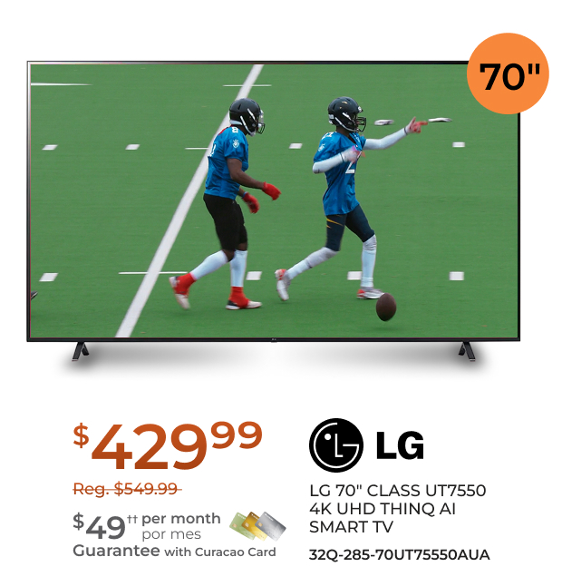 LG 70-inch 4K UHD Thinq AI Smart TV