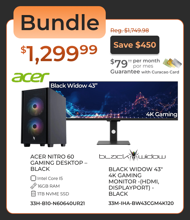 Acer Nitro 60 Gaming Desktop Bundle