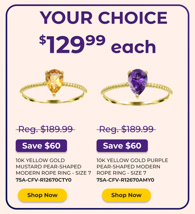10K Yellow Gold Modern Rope Ring