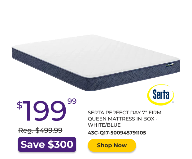 Serta Perfect Day 7" Firm Queen Mattress