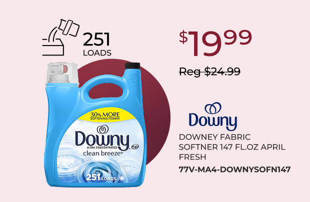 Downy Fabric Softner 147 FL. OZ April Fresh