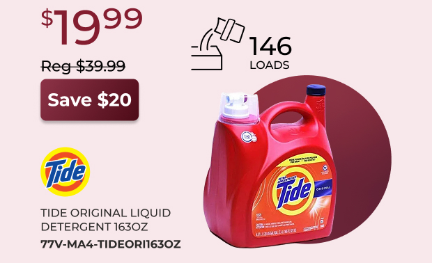 Tide Original Liquid Detergent 163OZ