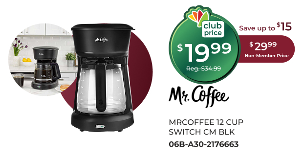 Mr Coffee 12 Cup Coffee Maker