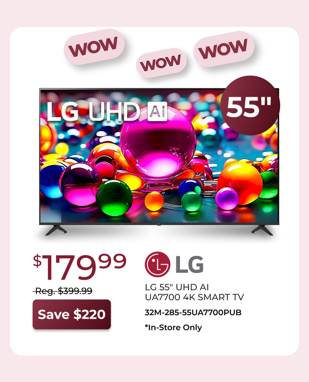LG 55-inch AI 4K Smart TV