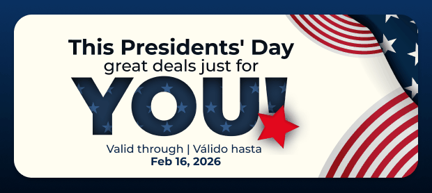 Presidents' Day Sale