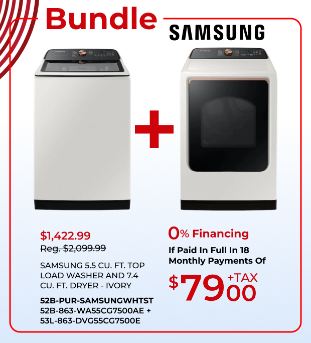 Samsung Washer & Dryer Bundle