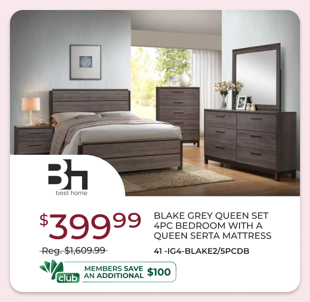 Blake Grey Queen Bedroom Set