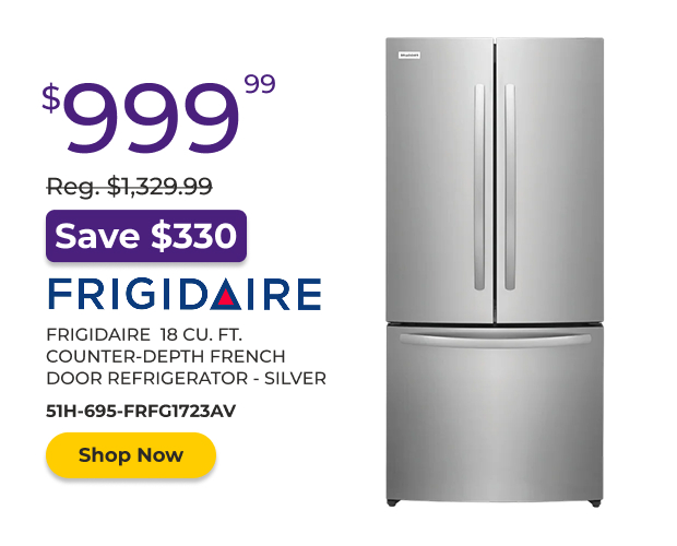 Frigidaire 18 CU.FT. French Door Fridge