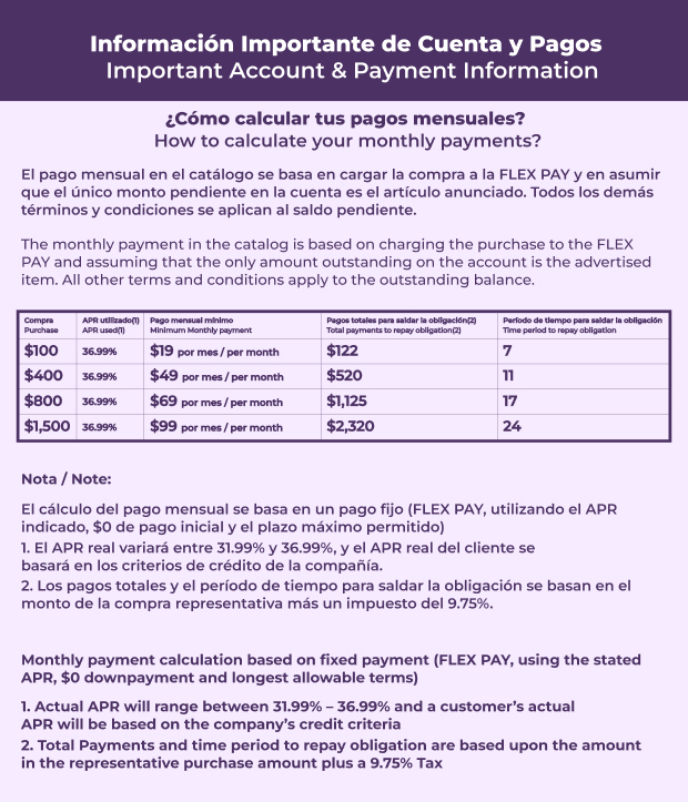 Payment Information
