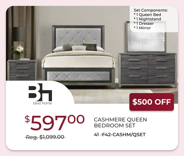 Cashmere Queen Bedroom Set