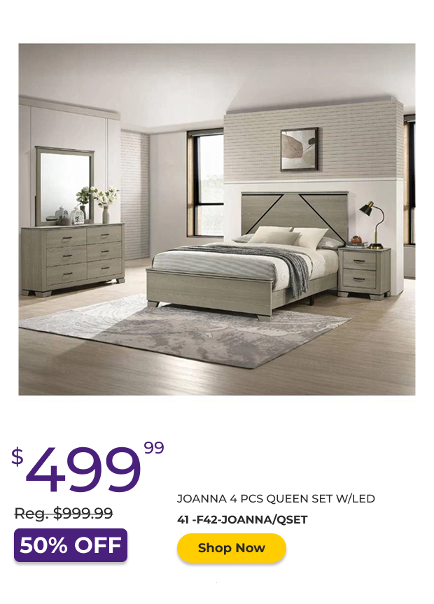 Joanna 4 PCS Queen Set