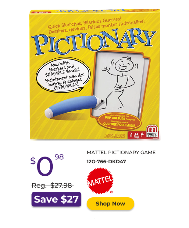 Mattel Pictionary Game