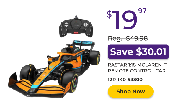 Rastar 1:18 Mclaren F1 R/C Car