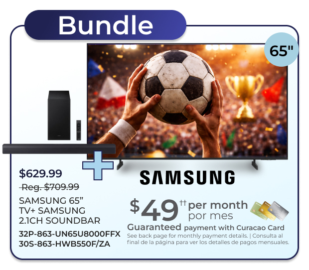 Samsung 65-inch UHD Smart TV Bundle