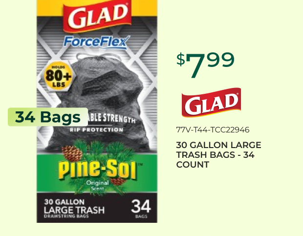 30 Gallon Large Trash Bags