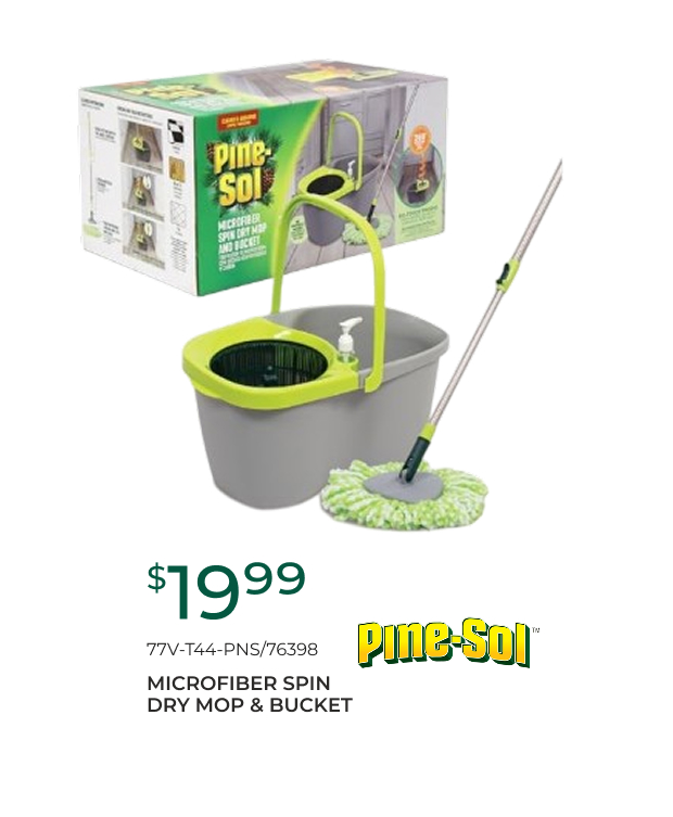 Microfiber Spin Dry Mop & Bucket