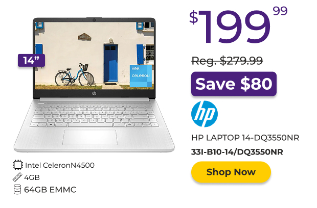 HP 14-inch Laptop