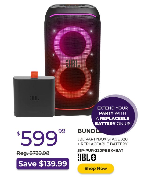 JBL Partybox Stage 320 + Battery