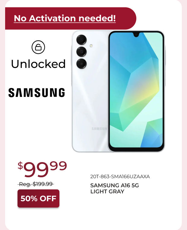Samsung A16 5G Light Gray