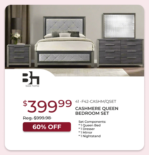 Cashmere Queen Bedroom Set