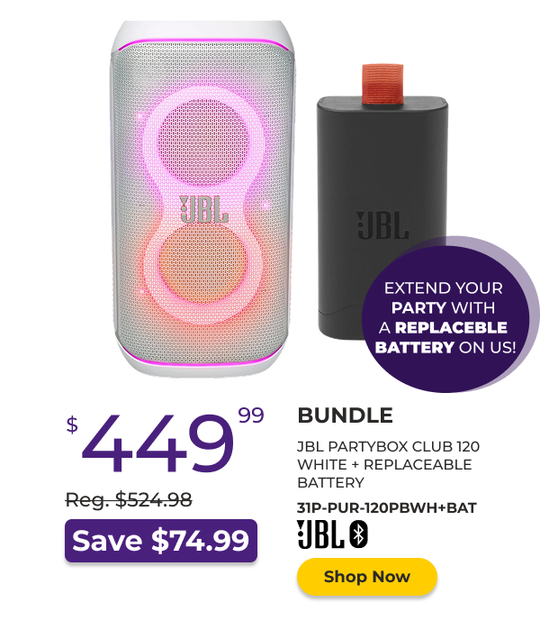 JBL Partybox Club 120 Bundle